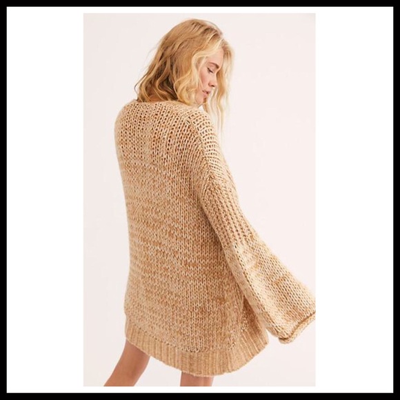 FREE PEOPLE BOHO CARDI LONG CARDIGAN A2C - Picture 12 of 16